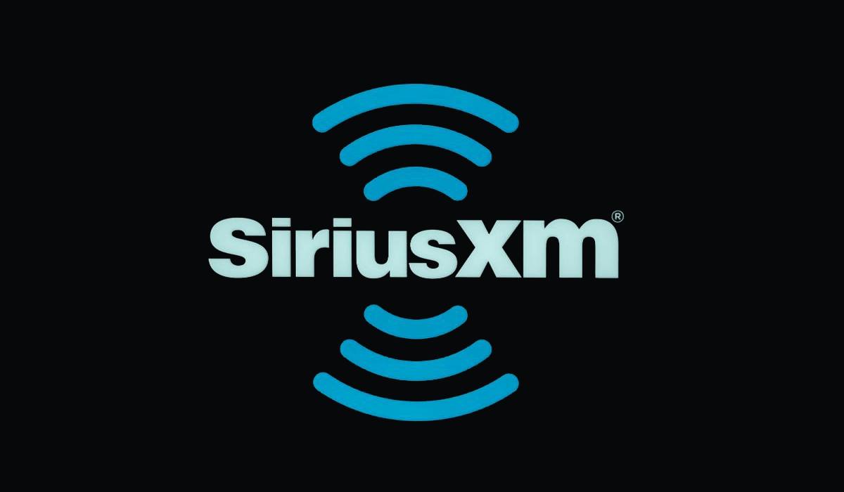 The logo of SiriusXM.