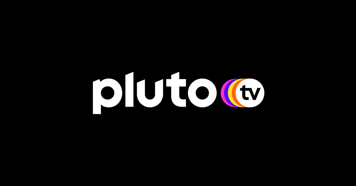 The logo of ViacomCBS streaming service Pluto TV