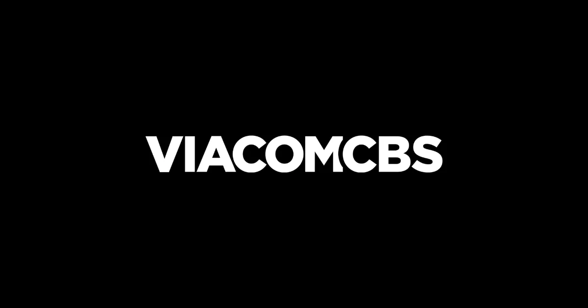 The logo of media company ViacomCBS.