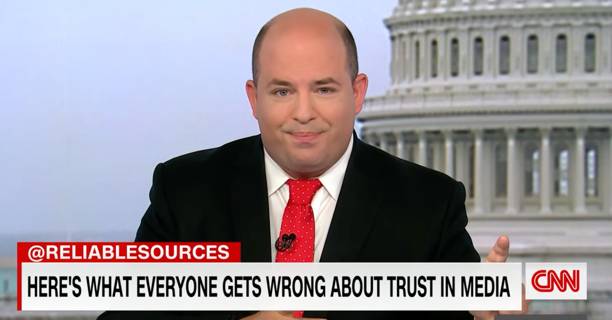 Former CNN media columnist and "Reliable Sources" host Brian Stelter.