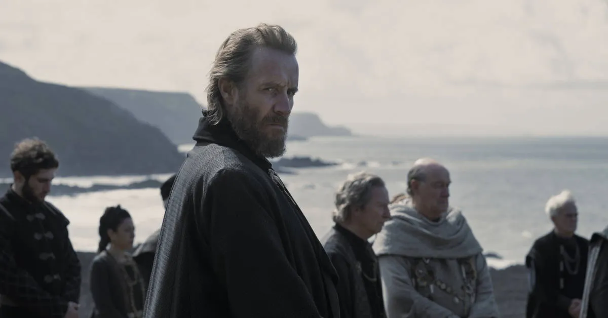 A still frame from the HBO program "House of the Dragons."