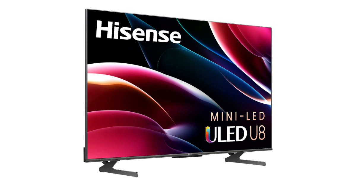 The Hisense U8H model is one of the first from the Chinese electronics maker to include an ATSC 3 "NextGen TV" tuner.