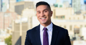 Former Spectrum News NY1 meteorologist Erick Adame appears in an undated handout image.