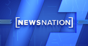 The logo of cable news channel NewsNation.