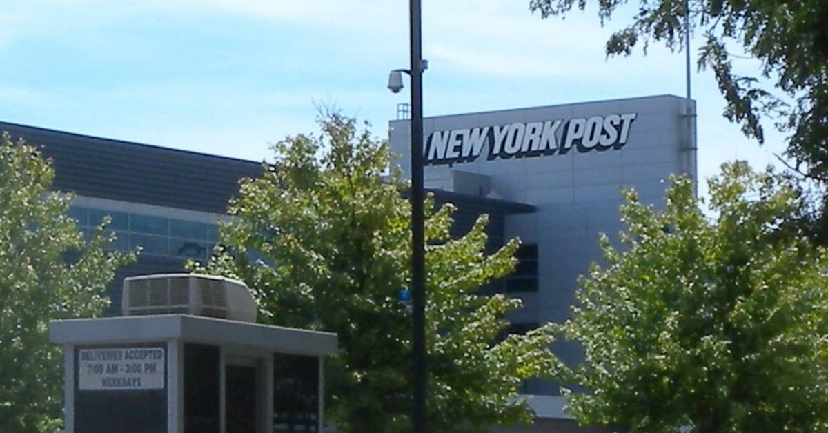 The printing plant for the New York Post. 