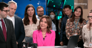 Journalist Emily Chang says farewell to her program, Bloomberg Technology, that she hosted for 12 years.