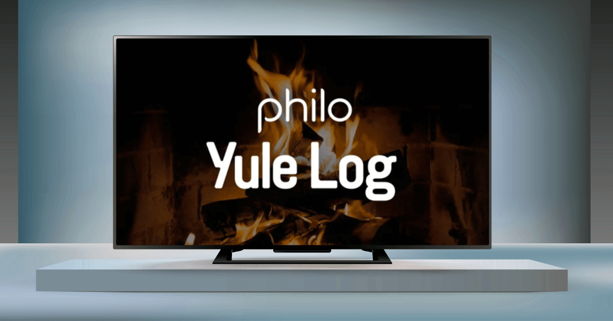 The Philo Yule Log is available to subscribers.