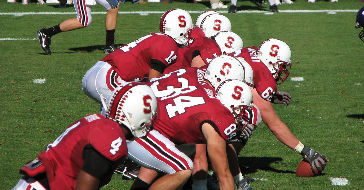 The Stanford University football team as it appeared in 2007.