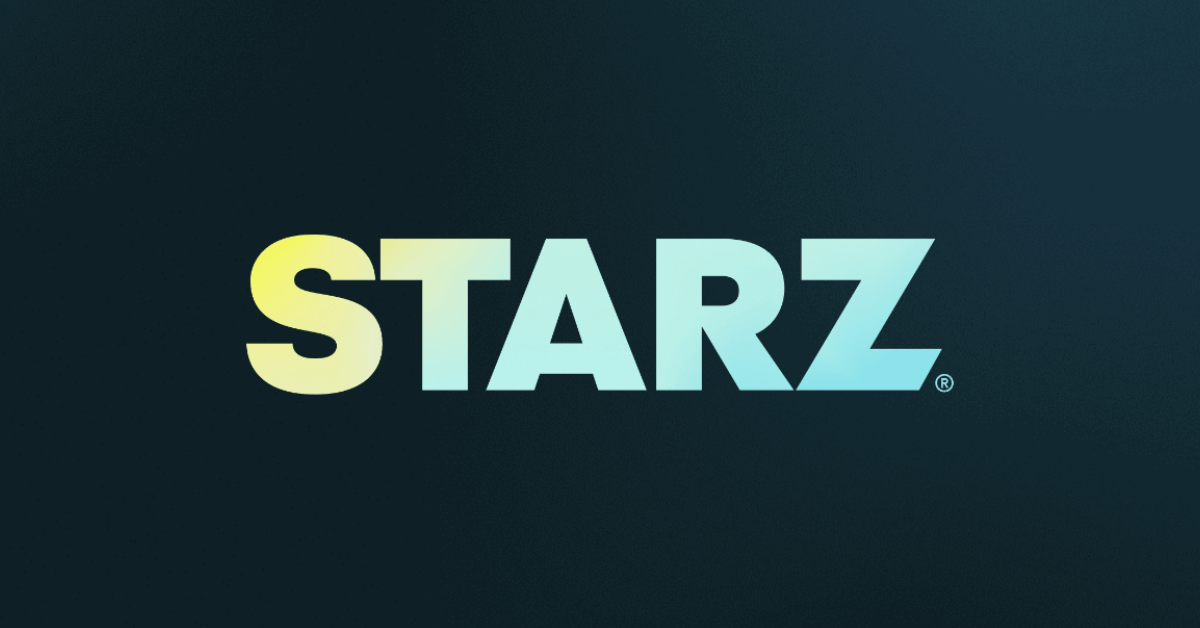 The logo of streaming service and premium cable multiplex movie network Starz. (Image courtesy Starz, Graphic by The Desk)