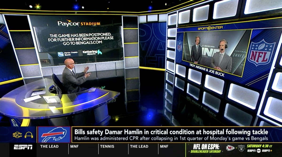 espn coverage of hamlin