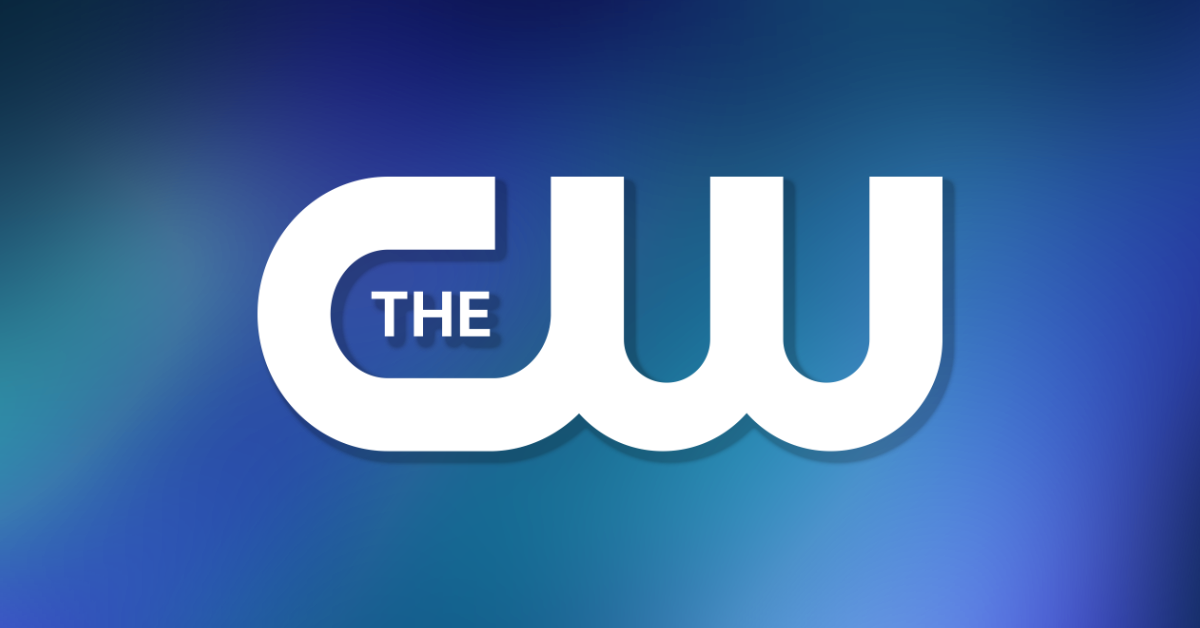 The logo of the CW television network.