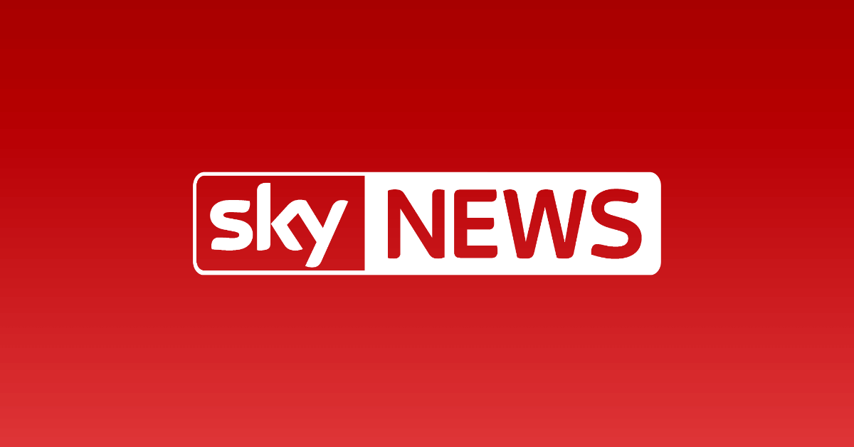 The logo of Sky News. (Logo: Sky Group/Comcast, Graphic designed by The Desk)