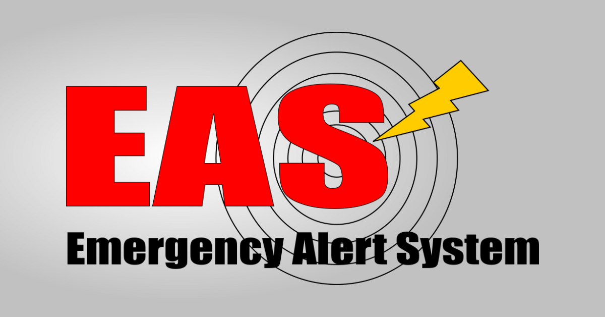 The logo of the Emergency Alert System. (Graphic by The Desk)