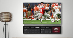 A prototype version of a 55-inch connected TV offered by startup tech company Telly. (Courtesy photo)