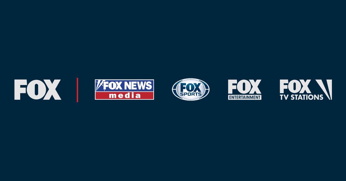 The brands of Fox Corporation include the Fox network, Fox News Media, Fox Sports and Fox Television Stations. (Logos courtesy Fox Corporation, Graphic by The Desk)