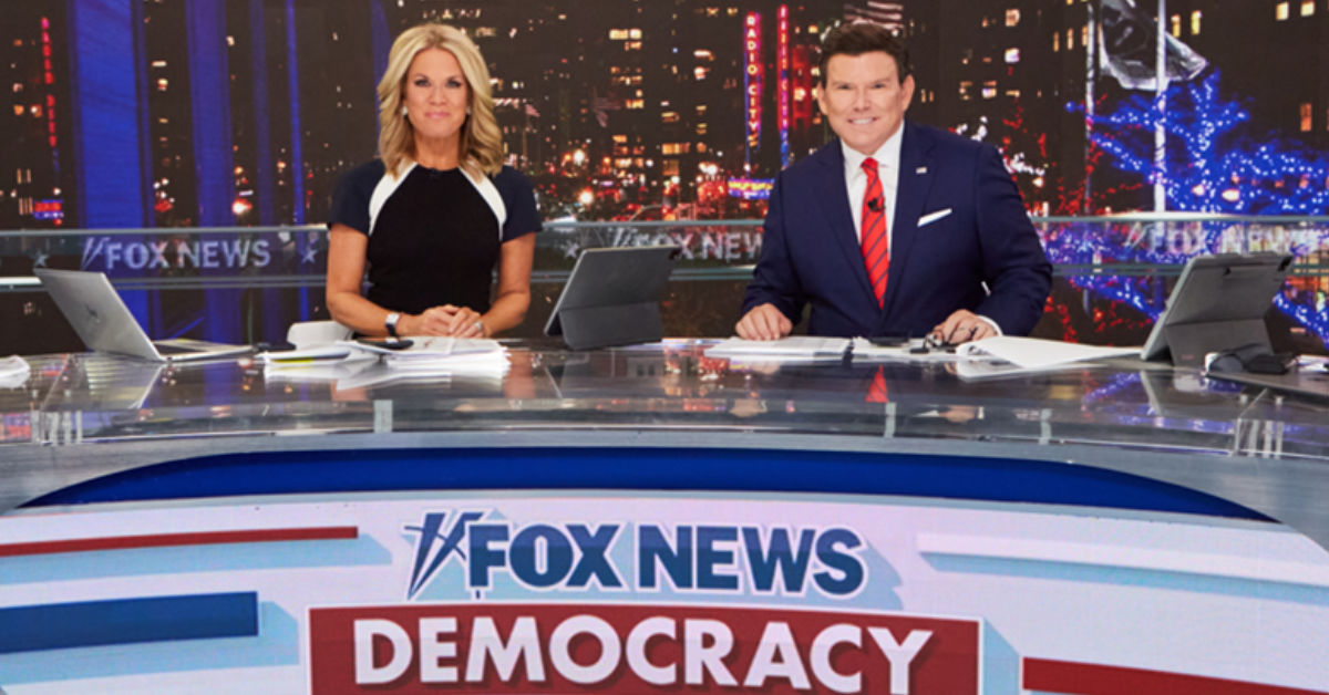 Fox News Channel anchors Martha MacCallum (left) and Bret Baier. (Courtesy image)