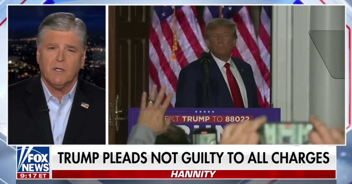 Sean Hannity on the Fox News Channel.