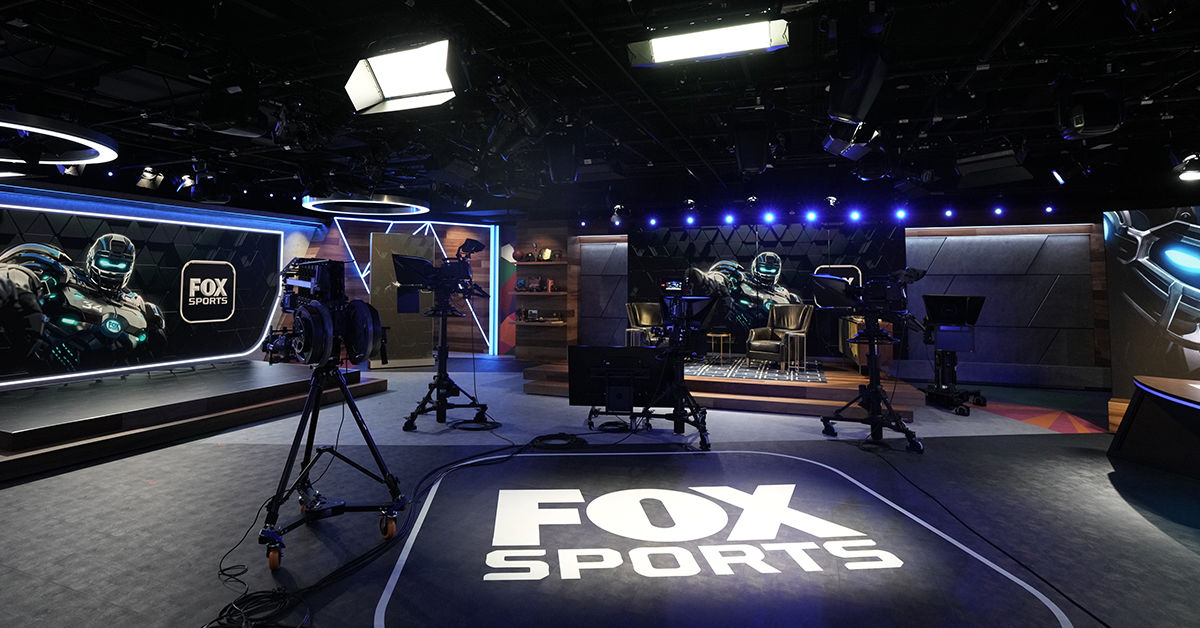 A television studio used by Fox Sports in Los Angeles. (Courtesy image)