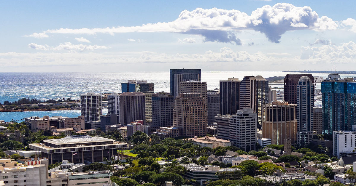 The skyline of Honolulu, Hawaii. (Photo via Wikimedia Commons)