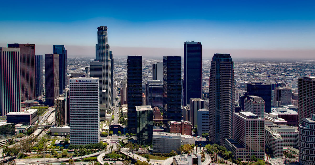 The skyline of downtown Los Angeles. (Stock image)