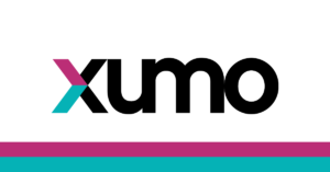 The logo of Comcast and Charter's joint venture Xumo. (Courtesy logo, Graphic designed by The Desk)