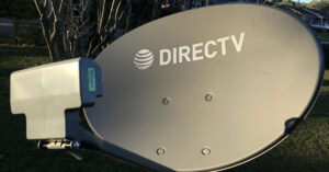 A DirecTV satellite dish. (Photo by James Artis via Flickr Creative Commons)