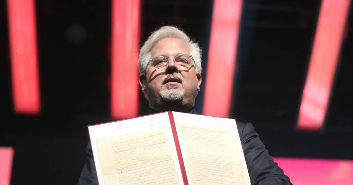 Radio host Glenn Beck appears at an event in 2019. (Photo by Gage Skidmore)