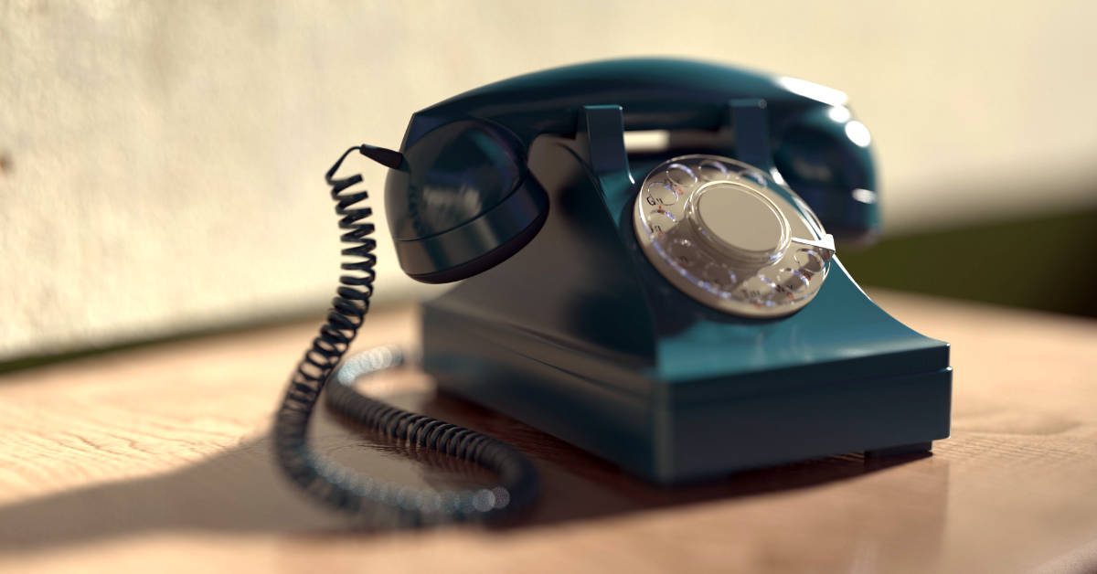 An old telephone. (Stock image)