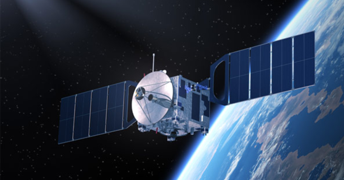 A satellite in space. (Stock image)