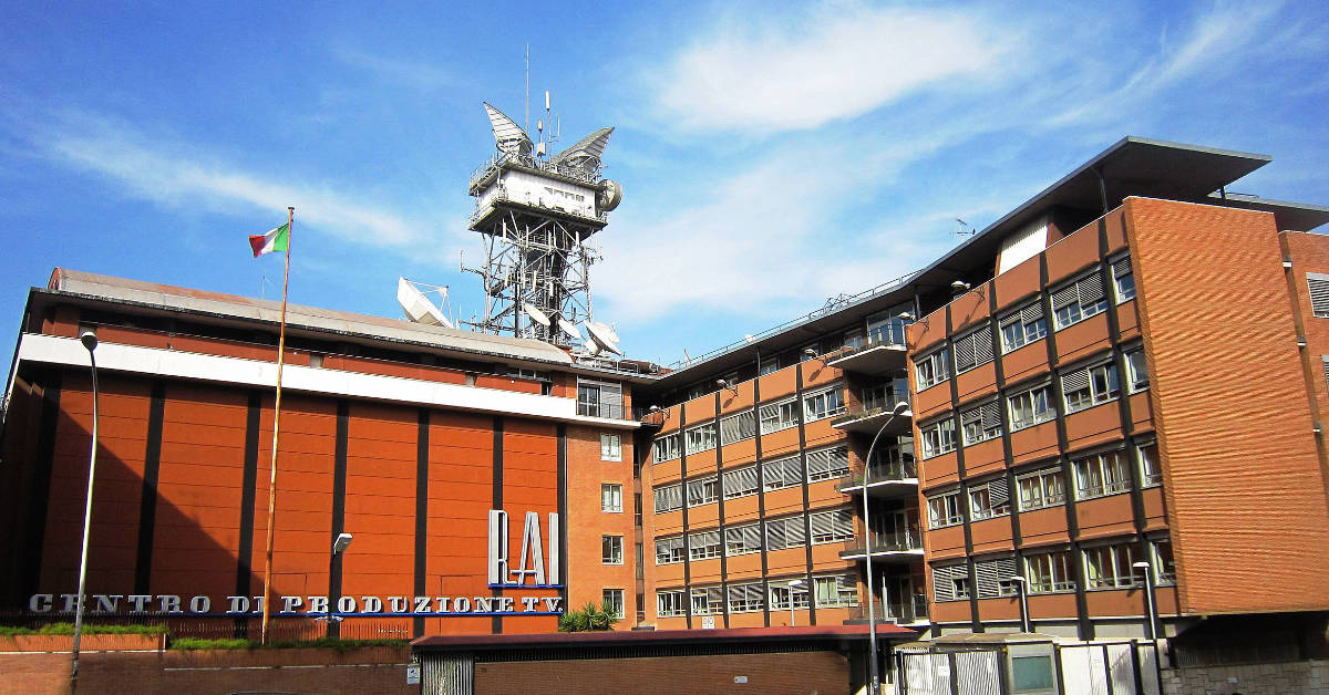 The Rome studios of Italian broadcaster RAI. (Photo via Wikimedia Commons)