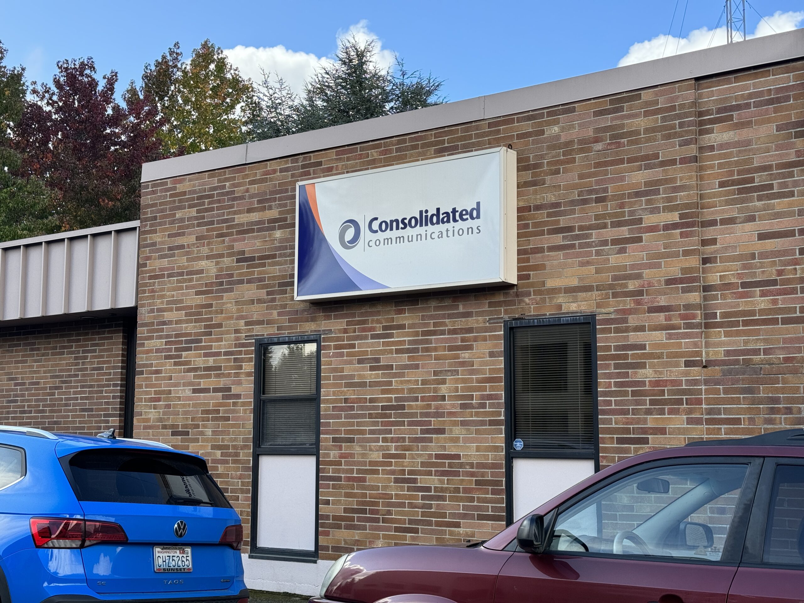 An office for telecom provider Consolidated Communications in Yelm, Washington. (Photo by Matthew Keys for The Desk)
