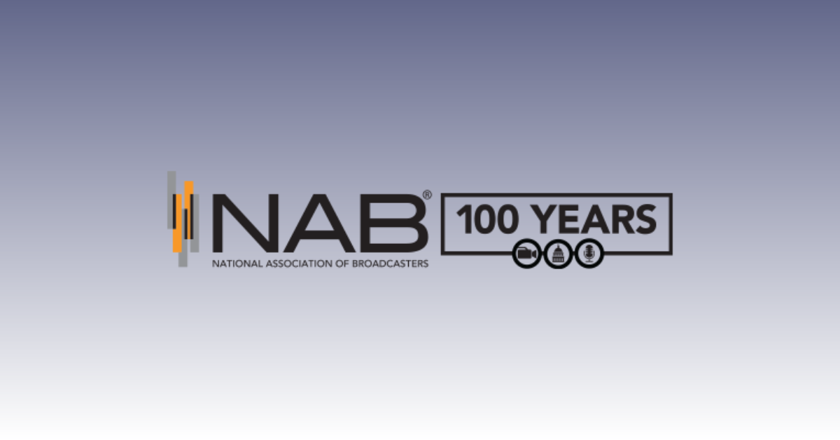The logo of the National Association of Broadcasters. (Courtesy logo, Graphic by The Desk)