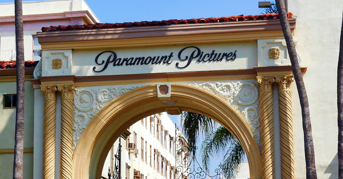 The front of the Paramount Pictures studios in Los Angeles, California. (Stock image by Hannah Wernecke via Unsplash)