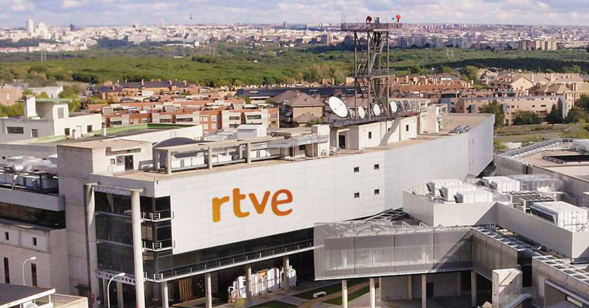 The headquarters of Spanish broadcaster RTVE in Madrid. (Photo via Wikimedia Commons)