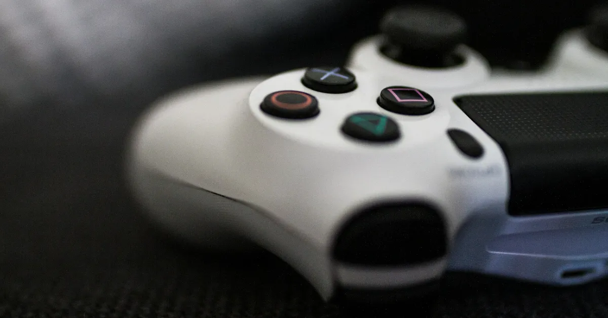 A game controller for the Sony PlayStation. (Photo by Caspar Camille Rubin via Unsplash)