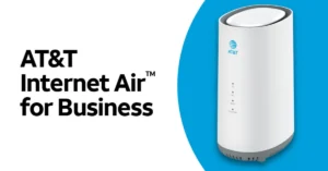 A promotional graphic for AT&T Internet Air for Business. (Courtesy image)