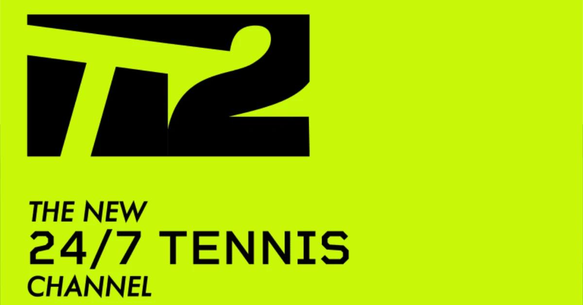 The logo of Sinclair-owned tennis channel T2. (Courtesy image)