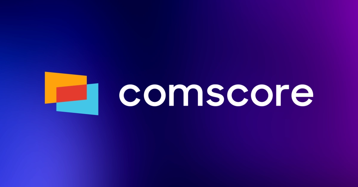 The logo of media measurement firm Comscore.