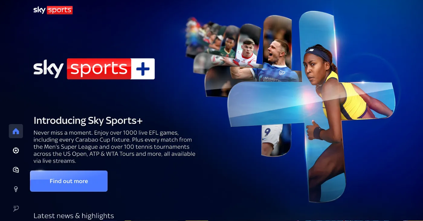 Sky Sports Plus allows sports fans to access even more live events with their pay TV package.