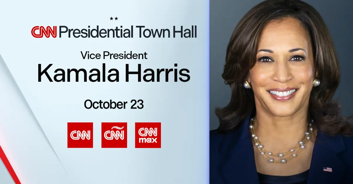 Kamala Harris town hall on CNN slate
