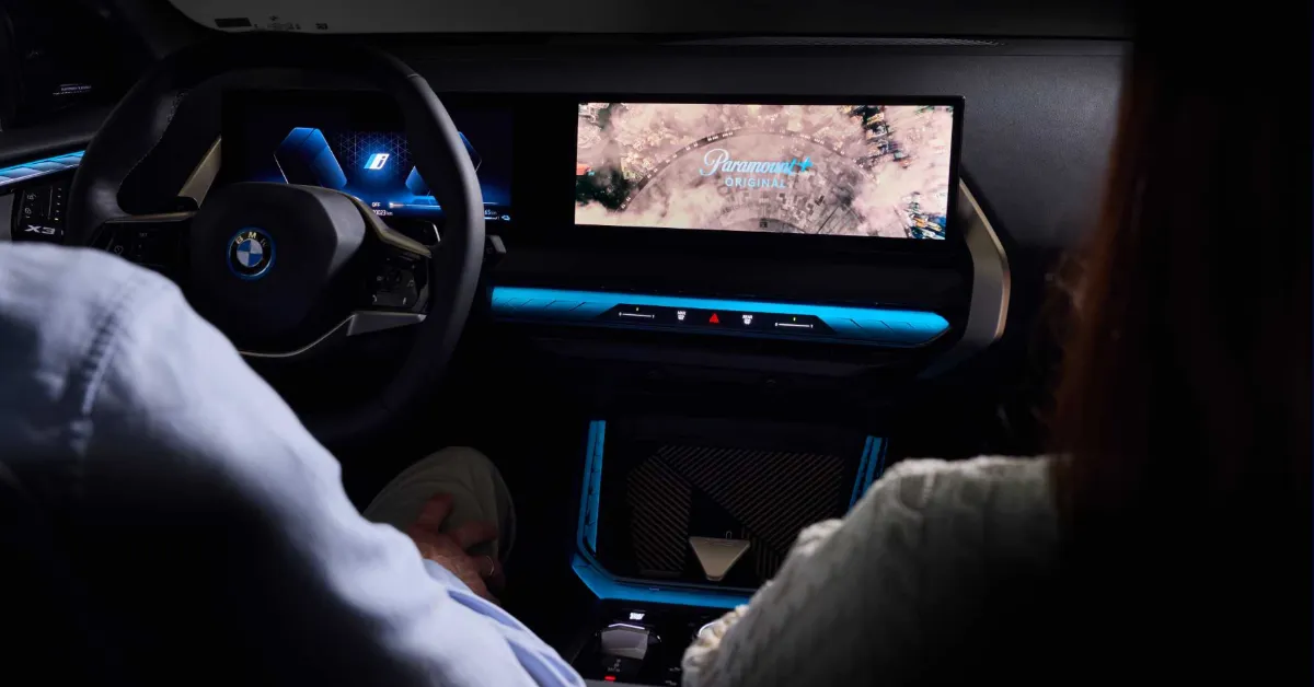Eligible BMW and Mini vehicles have access to Paramount Plus content through in-dash infotainment systems. (Courtesy image)