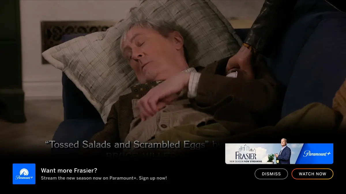 The Paramount Plus pop-up channel on Vizio's free, ad-supported streaming service WatchFree Plus. (Courtesy photo)
