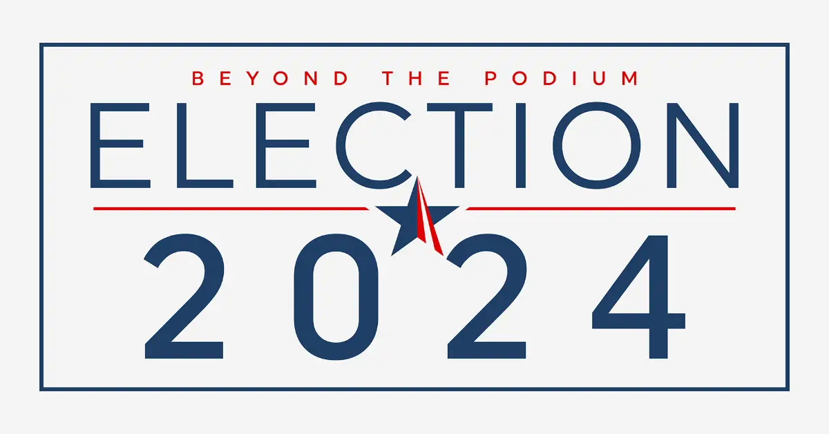 Promotional slate for "Beyond the Podium," Sinclair's election night special.