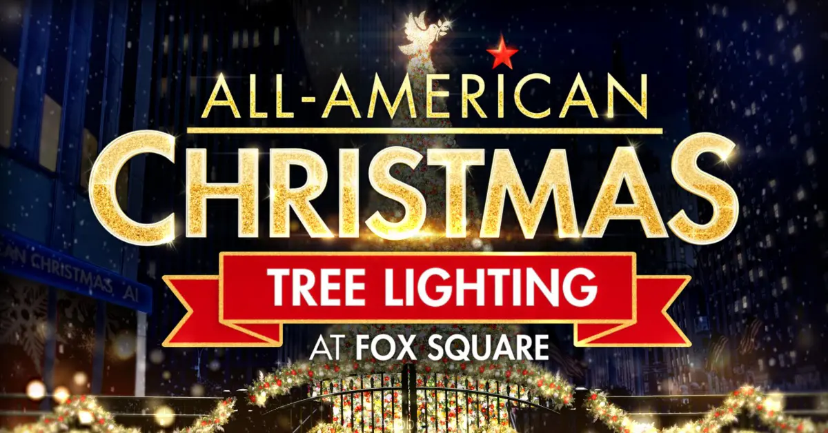 Promotional image for Fox christmas tree lightning.