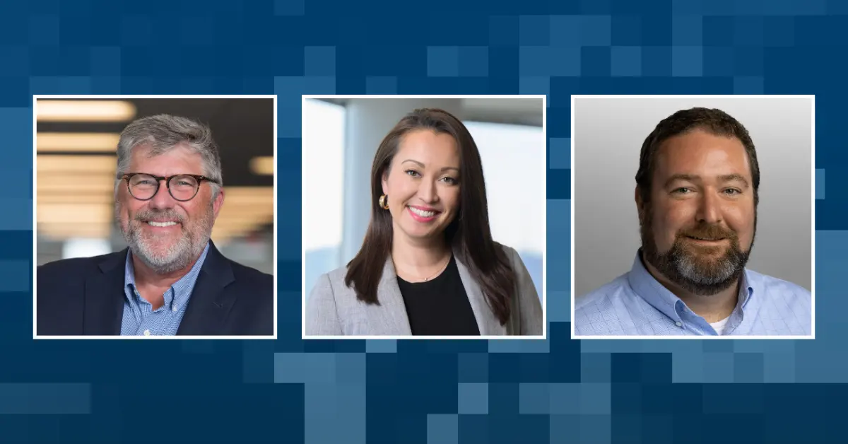 From left: Kerry Oslund, Christina Hartman, Keith St. Peter. (Courtesy photos, Graphic by The Desk)