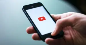The YouTube app running on a smartphone. (Stock image)