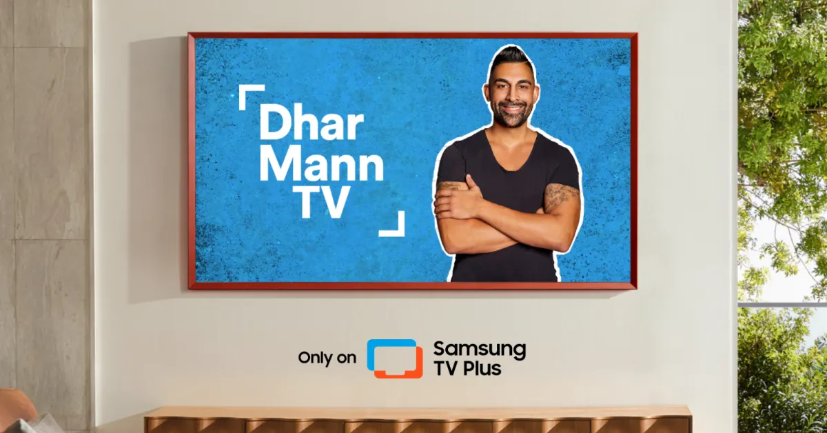 Samsung TV Plus Dhar Mann TV graphic.