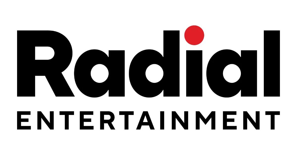 The logo of Radial Entertainment. (Courtesy image)