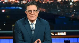 Stephen Colbert, the host of "The Late Show" on CBS. (Courtesy image)