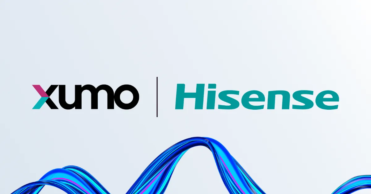 Hisense and Xumo logos on courtesy art.